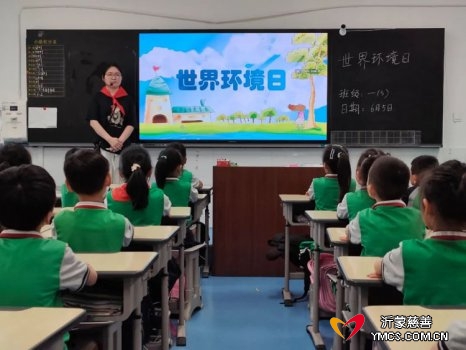 临沂柳青苑小学开展世界环境日主题教育实践活动